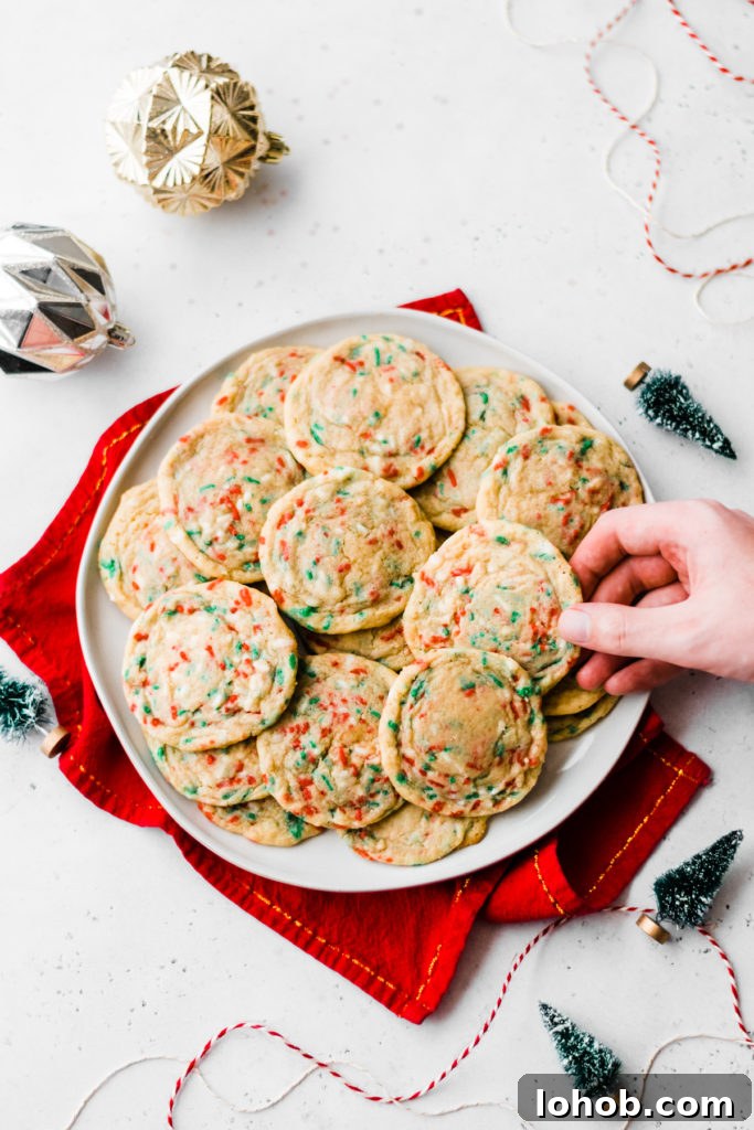 Funfetti Christmas Cookies Funfetti Christmas Cookies