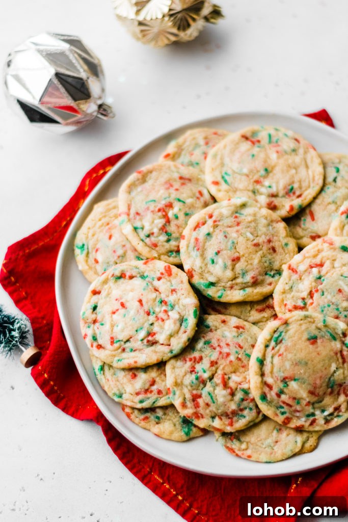 Funfetti Christmas Cookies Funfetti Christmas Cookies