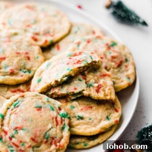 Funfetti Christmas Cookies Recipe – Colorful Holiday Sugar Cookies 3 img 13927 8