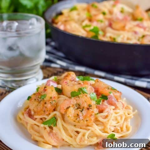 Parmesan Shrimp Scampi