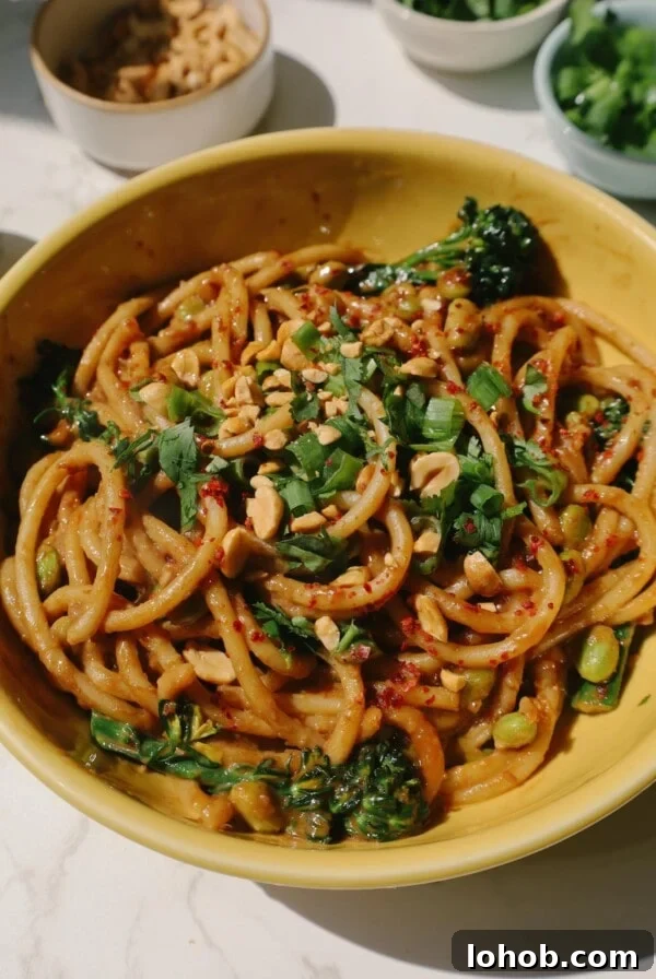 Korean Cucumber Salad (Oi Muchim) Recipe for Bold, Crunchy Flavor 13 spicy peanut noodles featured image