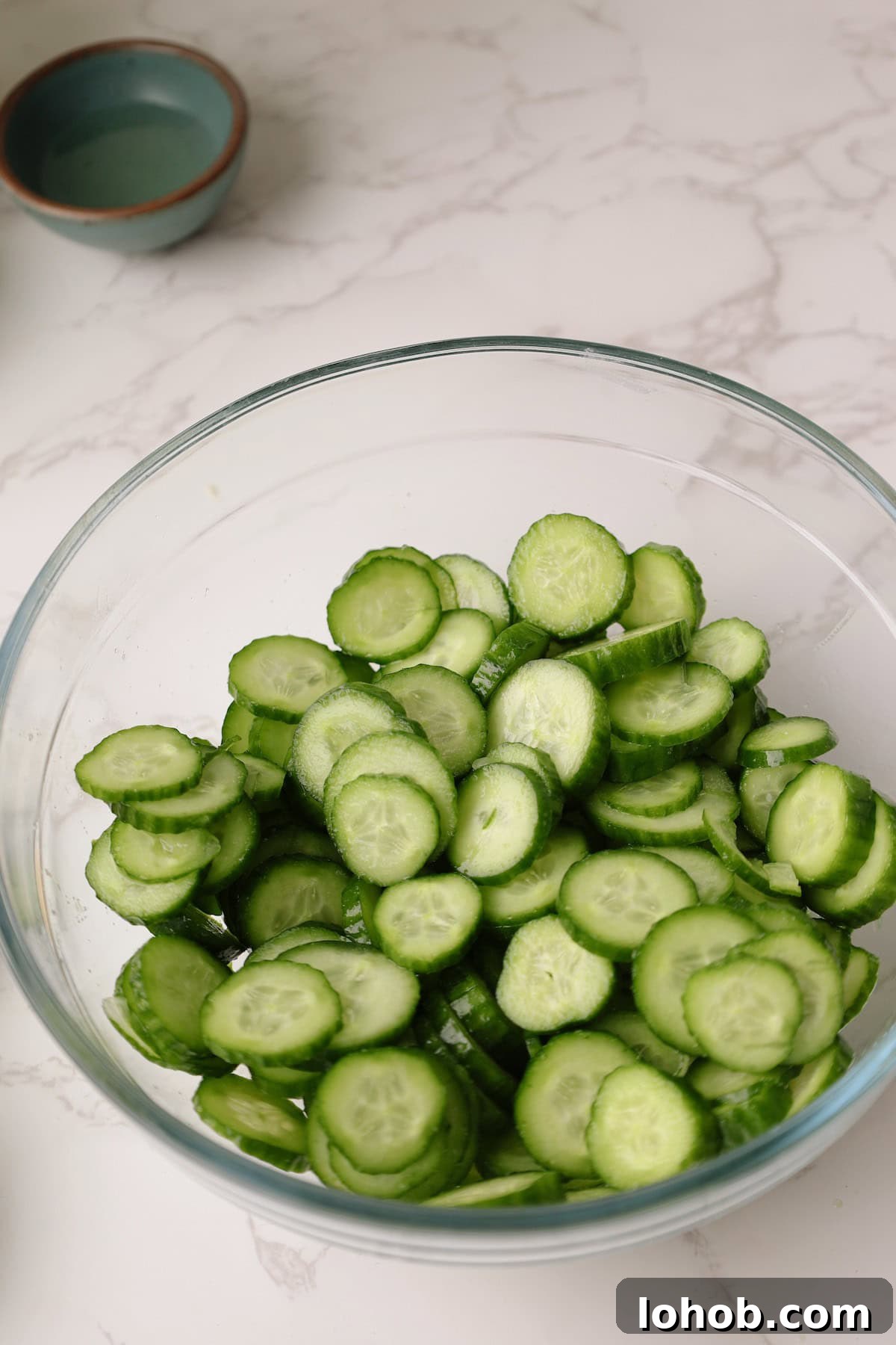 Korean Cucumber Salad (Oi Muchim) Recipe for Bold, Crunchy Flavor 4 Step one: cucumbers in a bowl with salt.