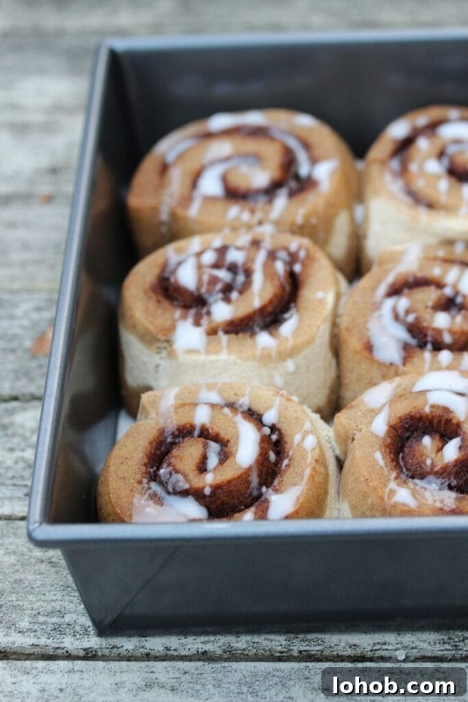 Gluten-Free Vegan Cinnamon Rolls Without Refined Sugar 5 Gluten free cinnamon rolls