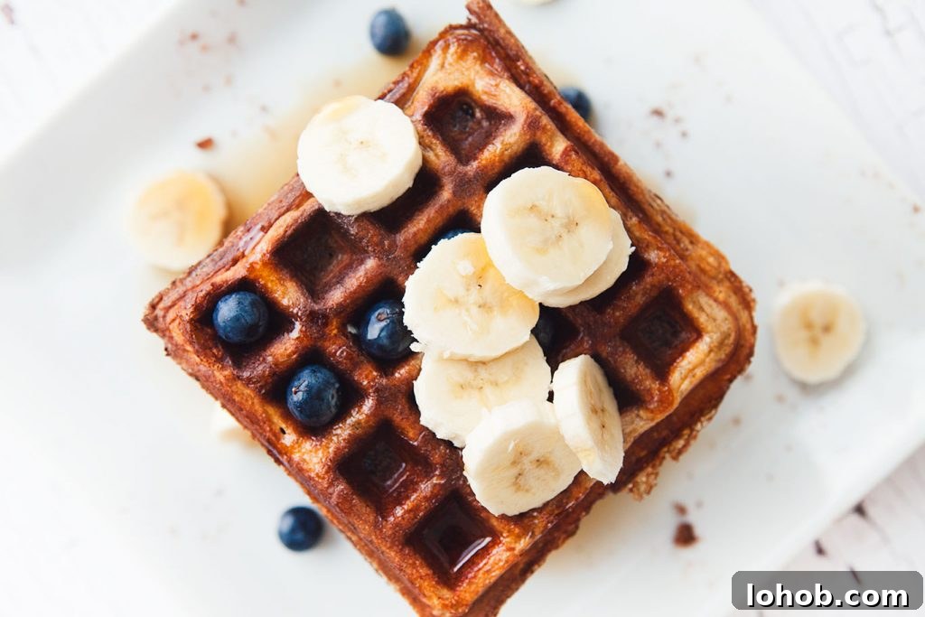 Banana Protein Paleo Waffles