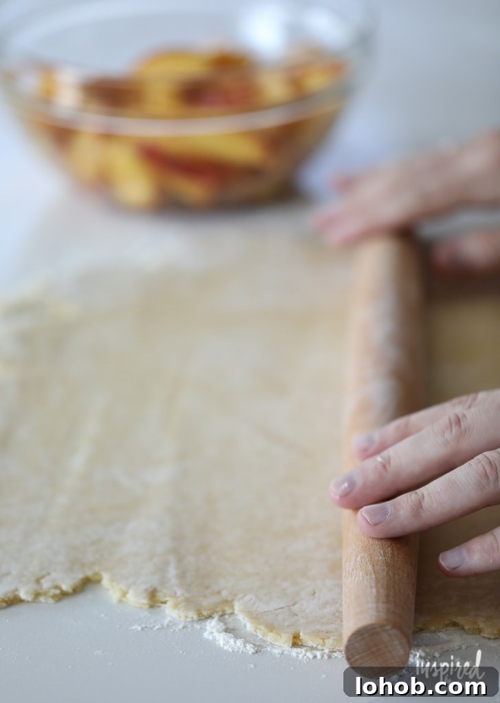 Rustic Peach and Almond Crostata Recipe for Summer Baking 5 This Peach and Almond Crostata is an easy and delicious dessert idea made with fresh peach and crunchy almonds.
