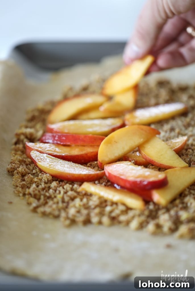 Rustic Peach and Almond Crostata Recipe for Summer Baking 7 This Peach and Almond Crostata is an easy and delicious dessert idea made with fresh peach and crunchy almonds.