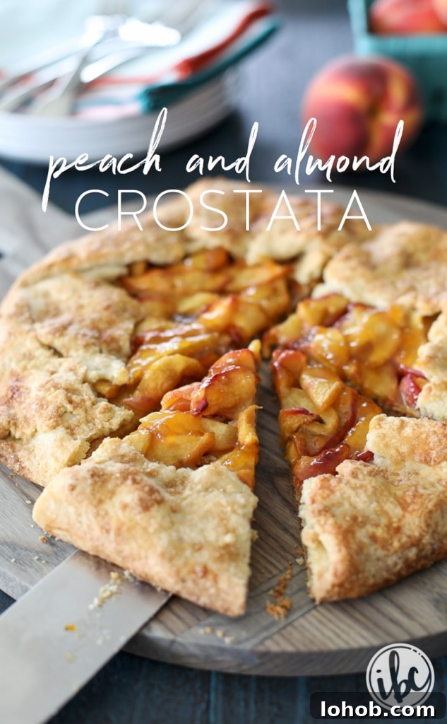 Rustic Peach and Almond Crostata Recipe for Summer Baking 10 This Peach and Almond Crostata is an easy and delicious dessert idea made with fresh peach and crunchy almonds.