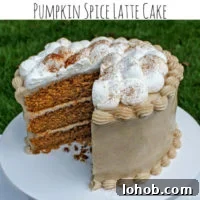 Pumpkin Spice Latte Layer Cake Recipe for Fall Gatherings 11 This Pumpkin Spice Latte cake is the BEST! Such a flavorful blend of pumpkin, spices, and espresso.