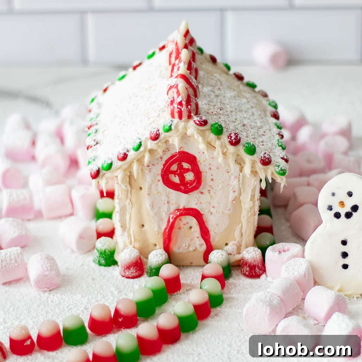 Gingerbread Pop-Tart House Tutorial: Holiday Dessert Craft Guide 16 pop tart haunted house