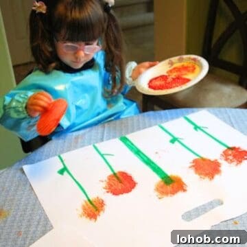 Making Sponge Flowers