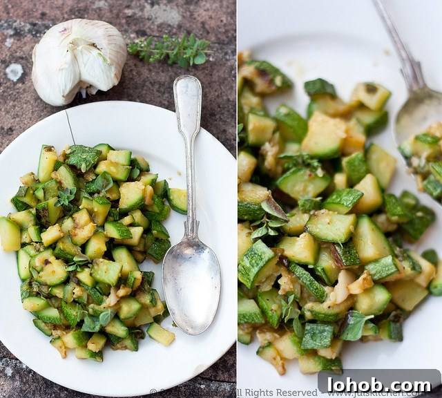 Tuscan Summer Zucchini with Fresh Garlic and Oregano 3 img 1729 2
