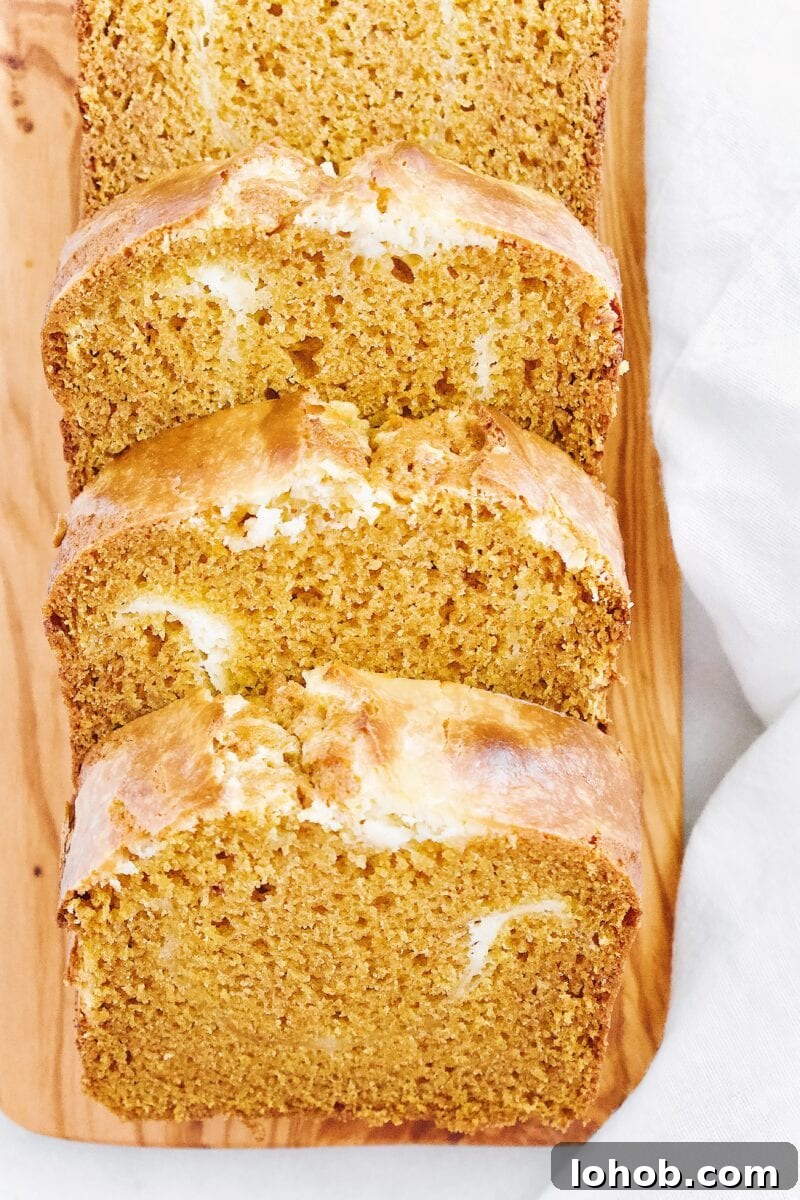 Pumpkin Cream Cheese Loaf Recipe That Rivals Starbucks 3 Joanna Gaines recipe for Pumpkin Cream Cheese Loaf