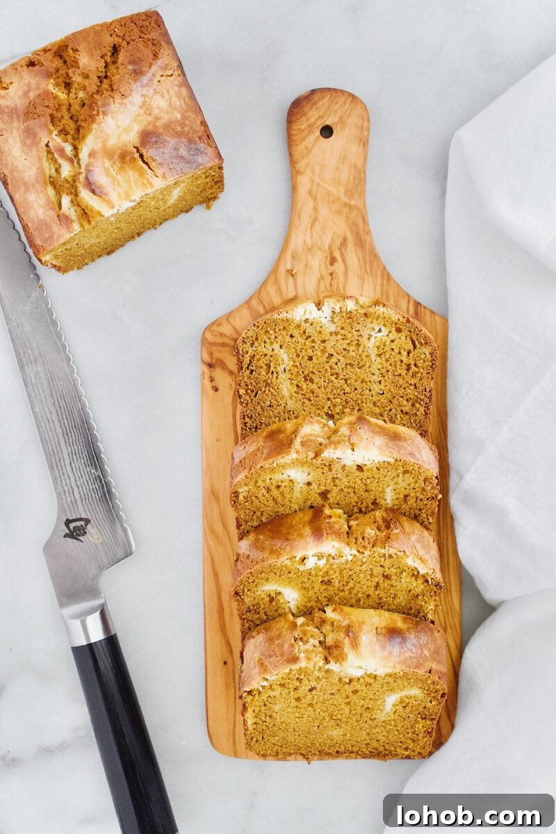 Pumpkin Cream Cheese Loaf Recipe That Rivals Starbucks 4 Joanna Gaines recipe for Pumpkin Cream Cheese Loaf