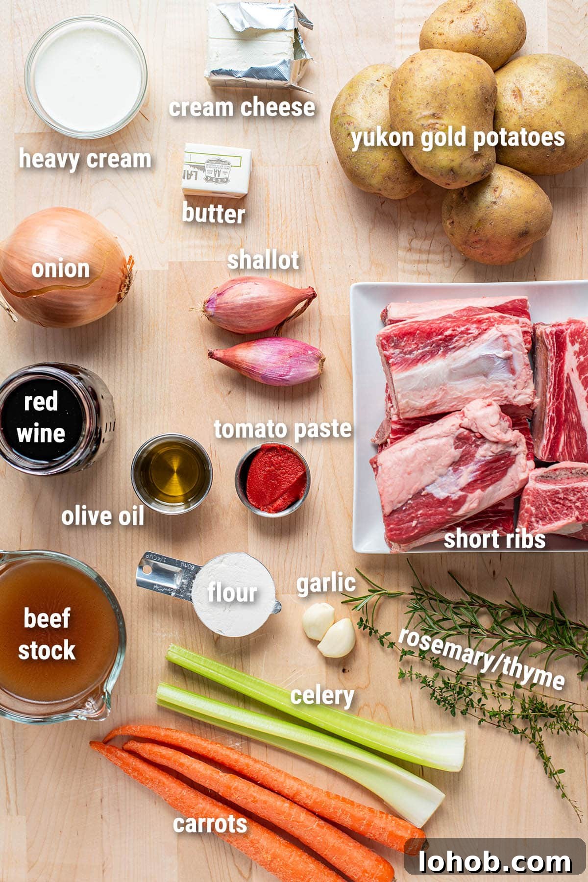 Red Wine–Braised Short Ribs with Creamy Mashed Potatoes 3 img 18253 2
