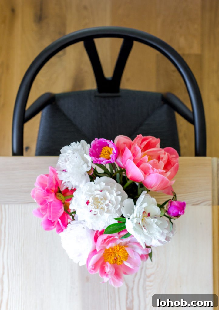 Strawberry Rhubarb Coffee Cake Recipe with Crumb Topping 3 Wishbone Chair in black