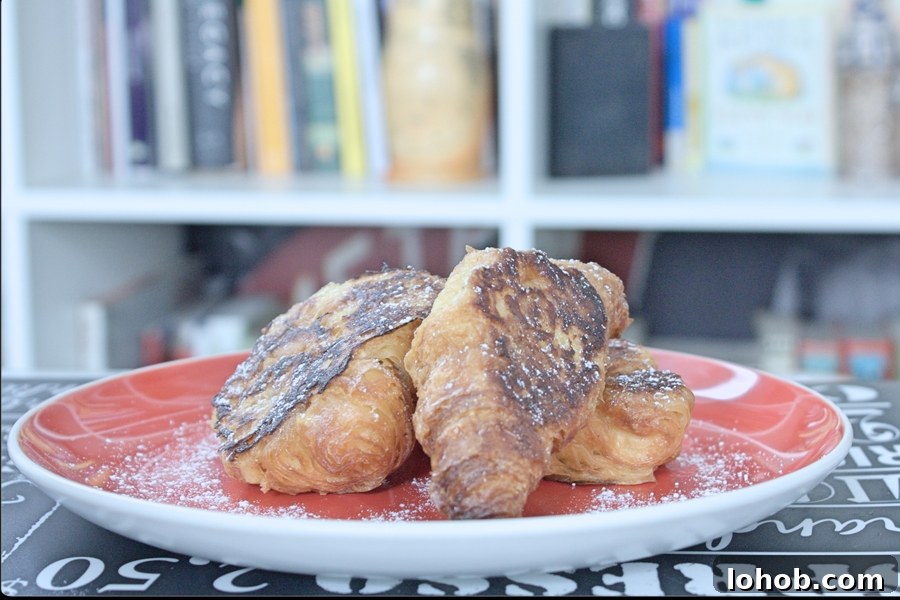 Croissant French Toast Recipe: Crispy, Fluffy Brunch Favorite 2 croissant french toast