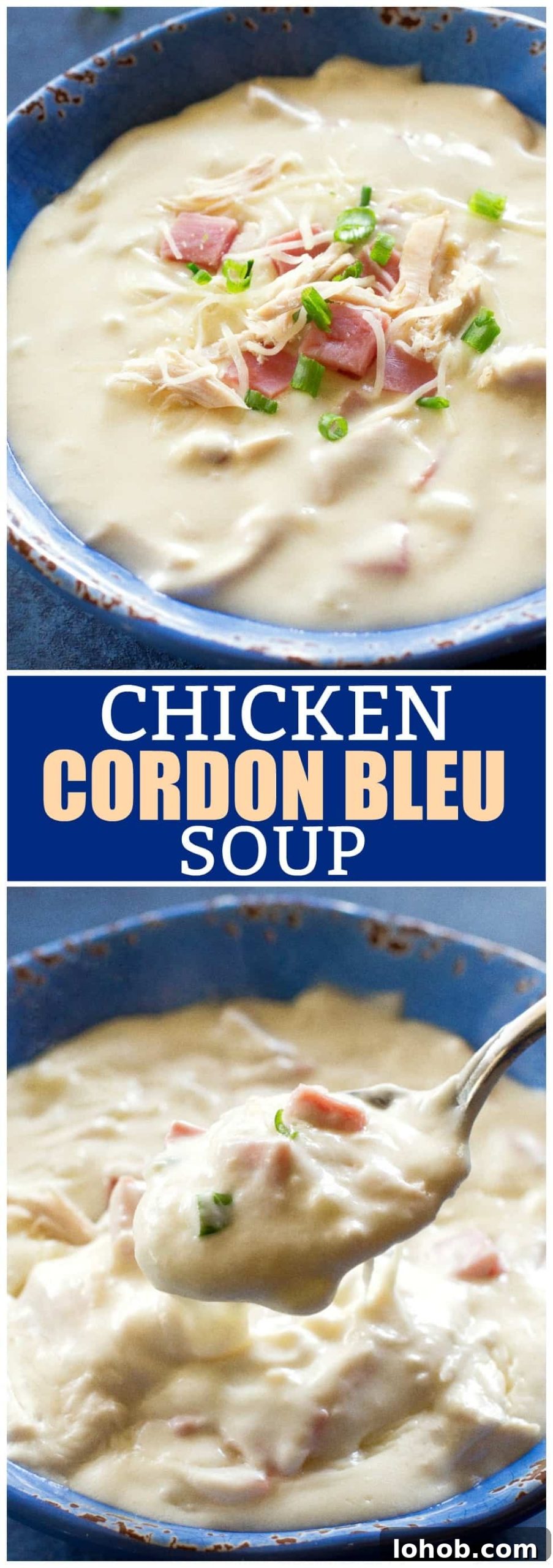 Chicken Cordon Bleu Soup