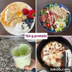 152 g protein week 1 meals