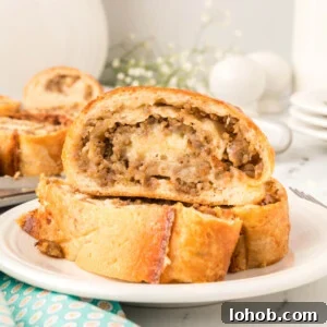 Homemade Sausage Bread Recipe: Savory Stuffed Loaf for Any Meal 7 sausage bread slices