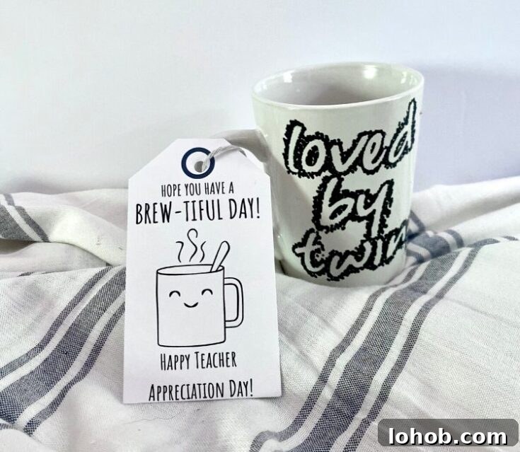 Coffee and tea themed gift tags.