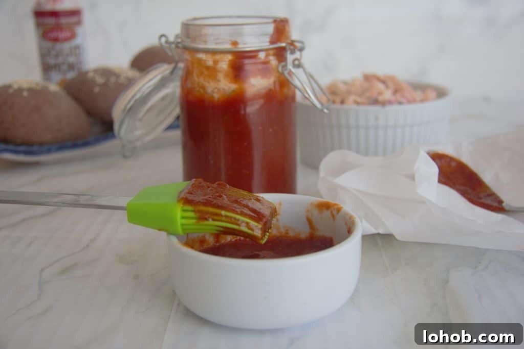 spicy & smoky low carb bbq sauce
