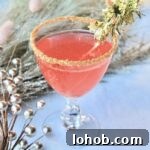 new years eve vodka cocktail with champagne