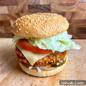Chickpea-Crusted Black Bean Burger Recipe for Crispy Veggie Burgers 18 black bean chickpea burger on cutting board