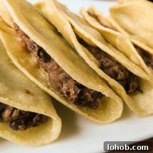 Crispy Baked Black Bean Tacos {Healthy, Vegan, Gluten-free}