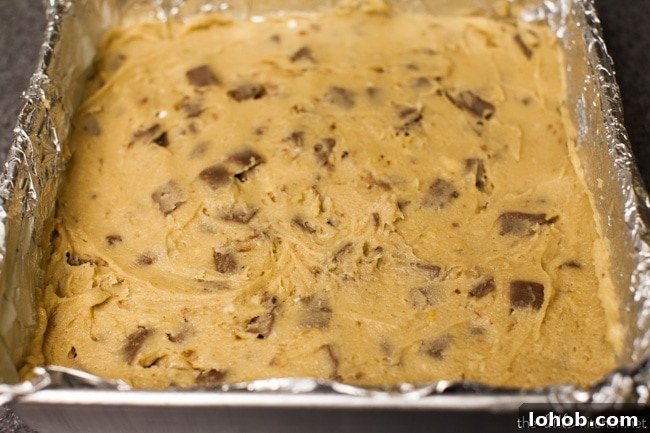 Milk Chocolate Walnut Blondies from thelittlekitchen.net