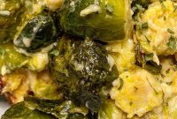 Crispy Lemon Parmesan Brussels Sprouts in Instant Pot or Ninja Foodi