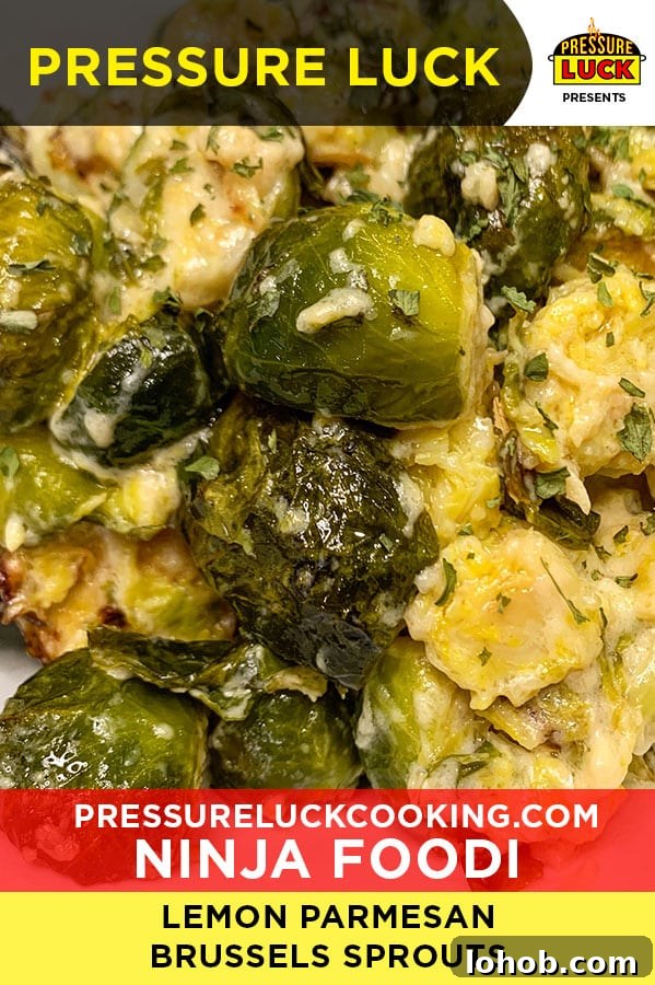 Crispy Lemon Parmesan Brussels Sprouts in Instant Pot or Ninja Foodi 2 img 24616 1
