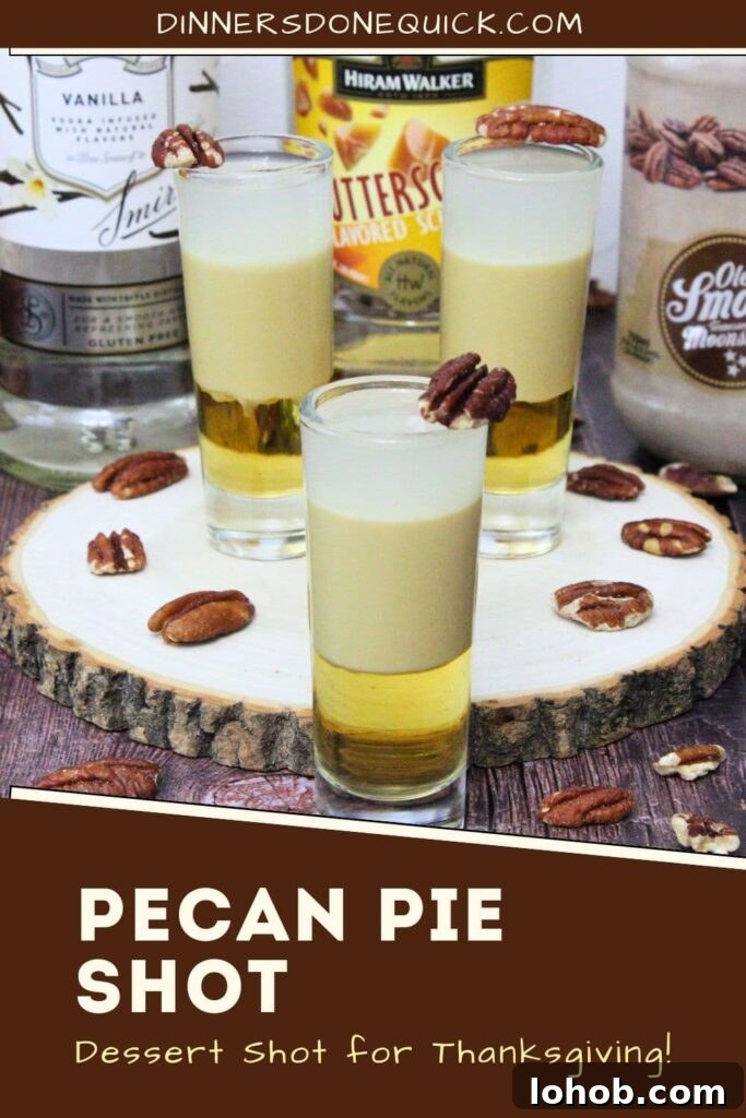 Pecan Pie Shot Recipe: Thanksgiving Vodka Shooter Guide 18 pecan pie shot recipe dinners done quick pinterest