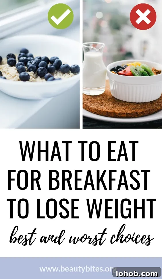 - If you’re looking for some easy healthy breakfast ideas that can help you lose weight, make sure to read this first, so you can make the right choice. Eggs and meat might not be the best one, but it’s also not the worst. Find out which clean eating breakfast can support weight loss and improve your overall health!