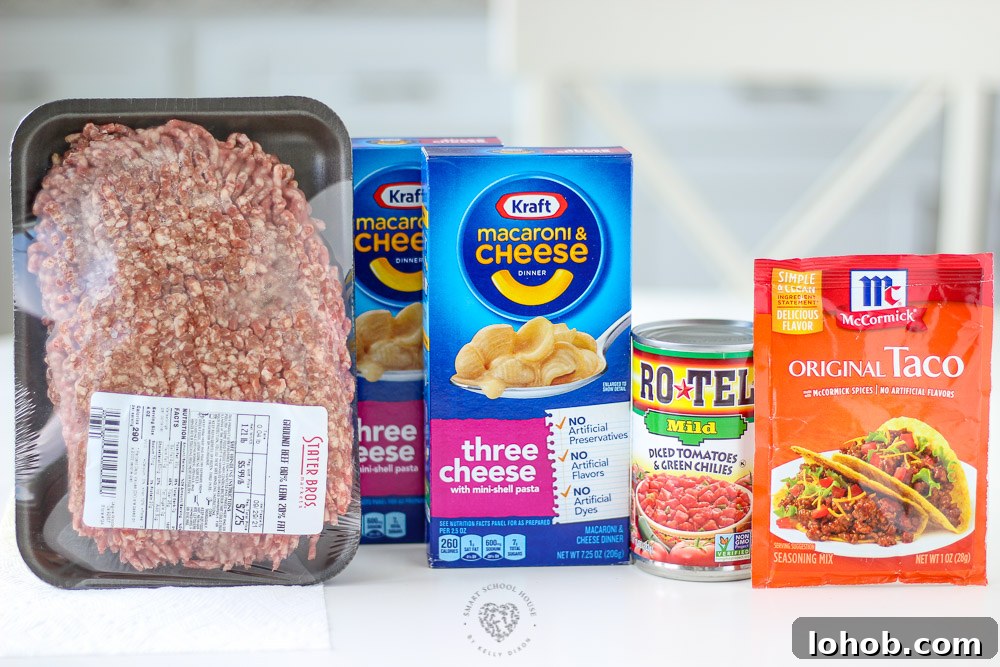 Taco Mac Ingredients
