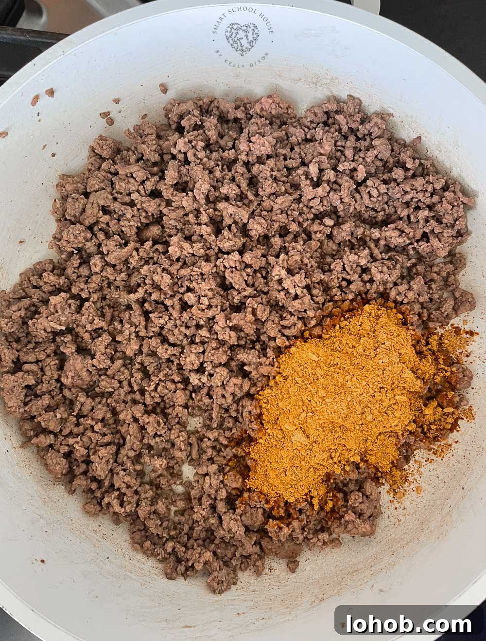 Ground beef with taco seasoning 