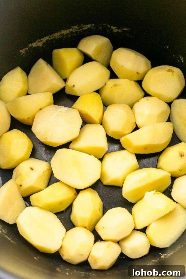 Instant Pot boiled potatoes! Ready in less than 15 minutes.