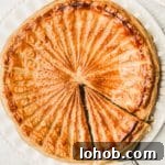 Chocolate pear galette des rois recipe