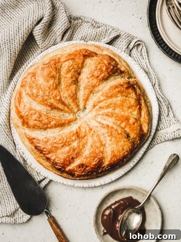 Nutella stuffed galette des rois