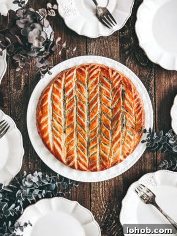 Chocolate french galette des rois