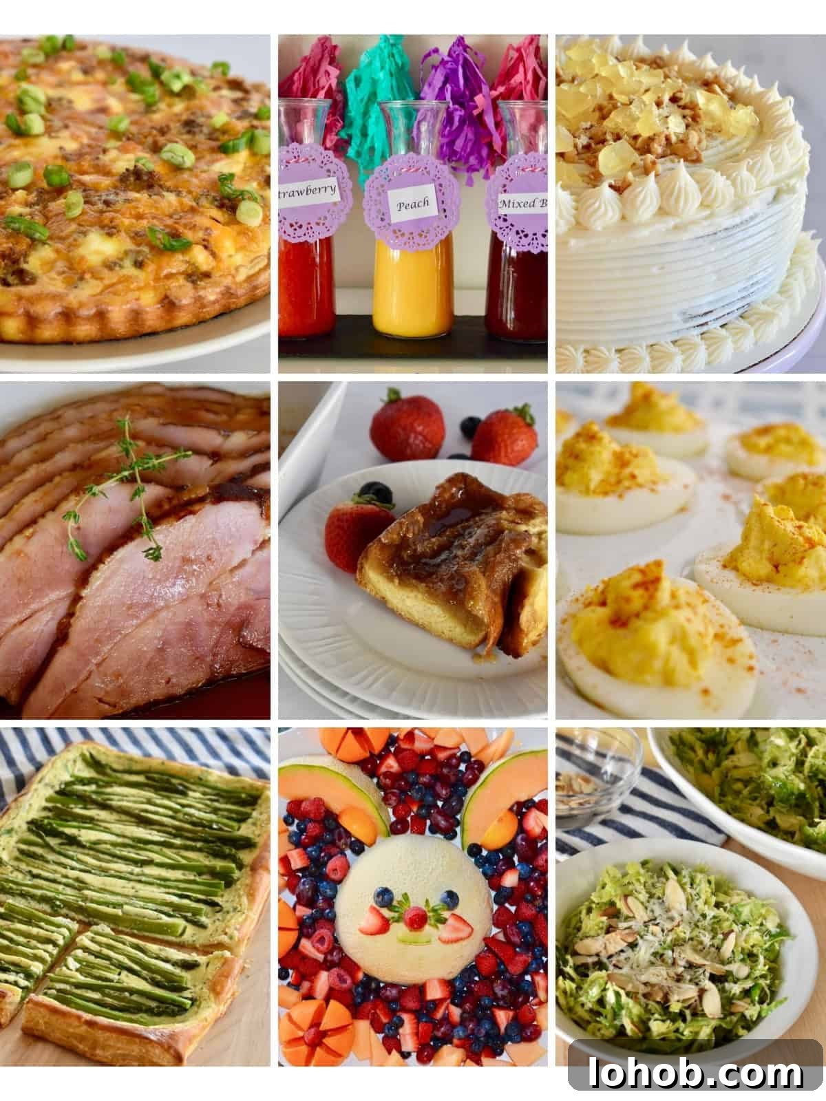 Make Ahead Easter Brunch Menu. 