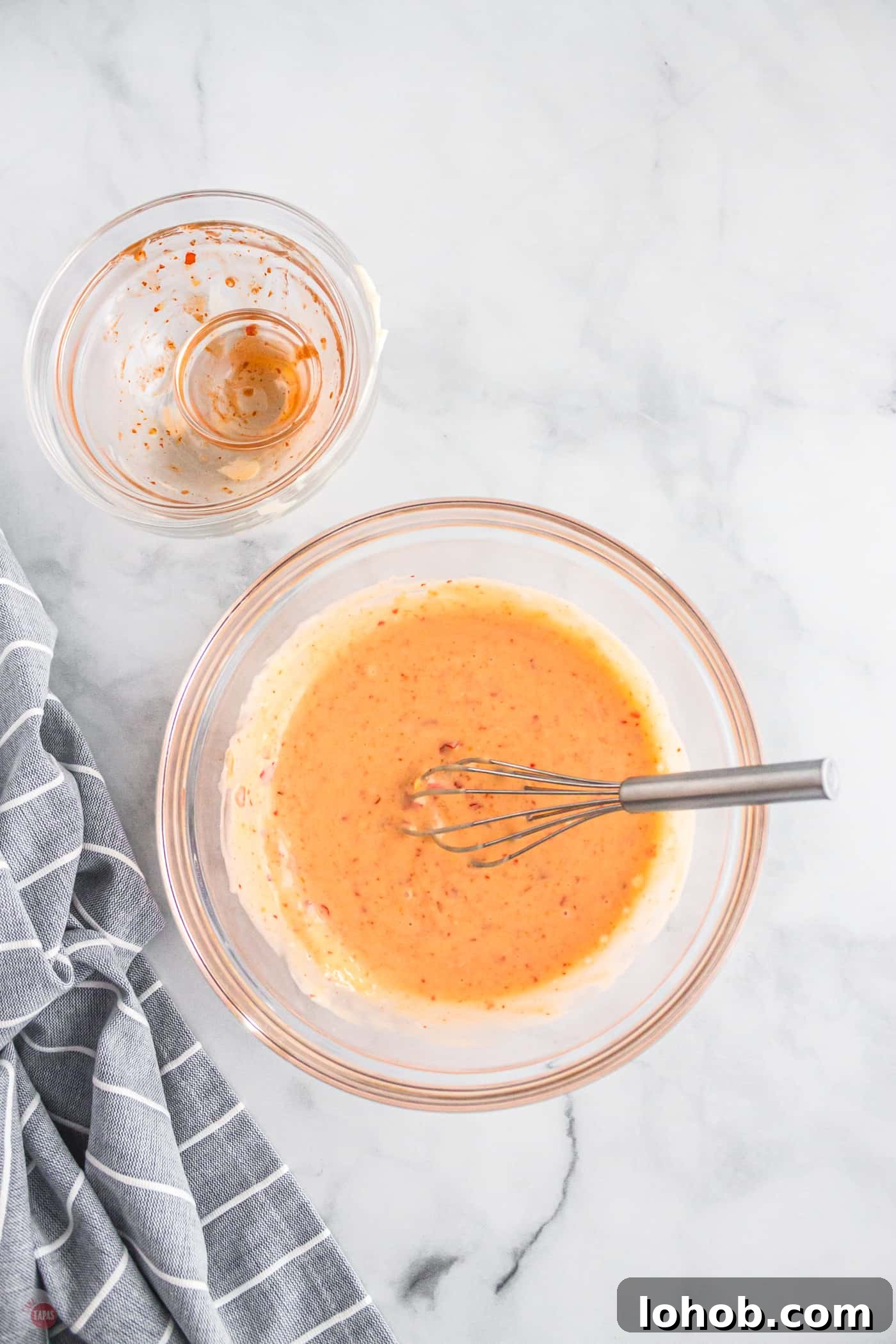 bang bang sauce in a bowl