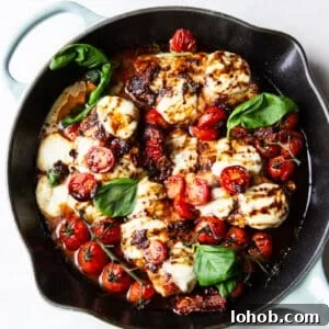 Sun-Dried Tomato Chicken Caprese Recipe with Balsamic Glaze 11 chicken caprese recipe