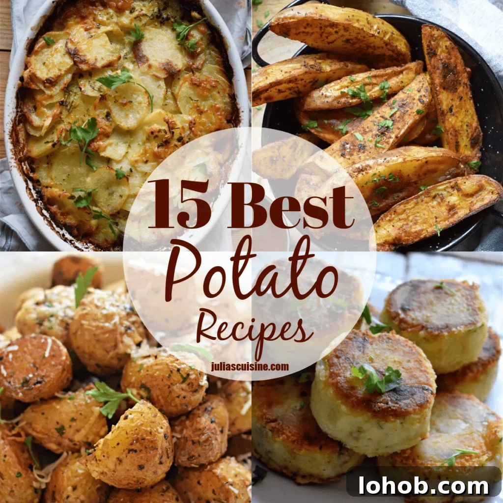 15 Irresistible Potato Recipes for Weeknight Meals 2 Collage of Potato Recipes