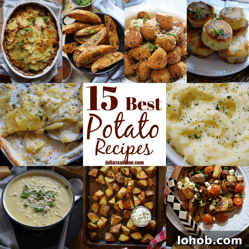15 Irresistible Potato Recipes for Weeknight Meals 18 Collage of 15 best potato recipes.