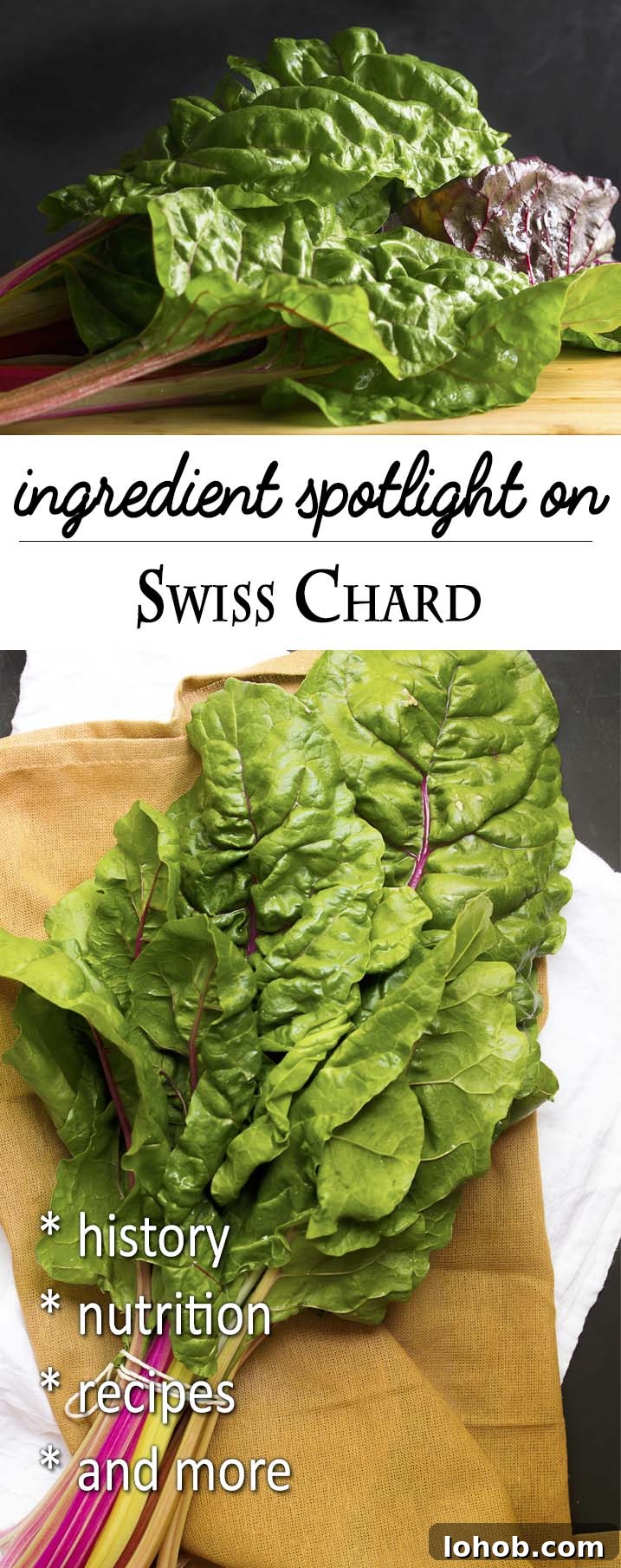 Swiss Chard Guide: Nutrition, Uses, and Cooking Tips 5 Ingredient Spotlight: Swiss Chard - Swiss chard is a wonderful, hearty green that is great in soups, gratins, pastas, and many other recipes. Its flavor is a cross between spinach and beets and you'll love cooking with it once you give it a try.