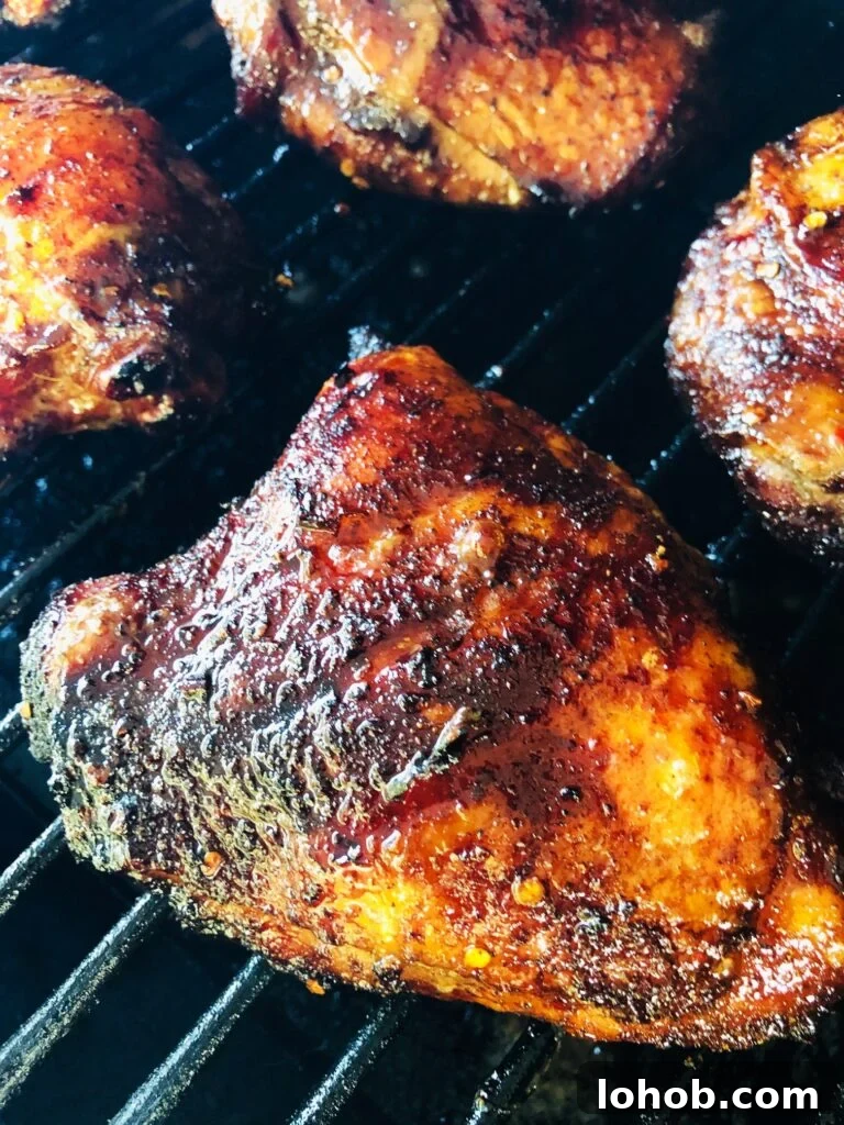 Citrus Cranberry Turkey Tenderloin with Orange Glaze 13 Smoked Caribbean Jerk Chicken Thighs