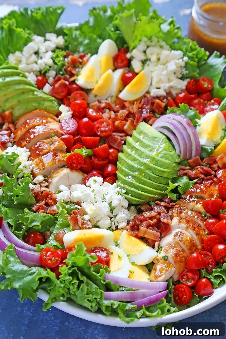 Cobb salad closeup