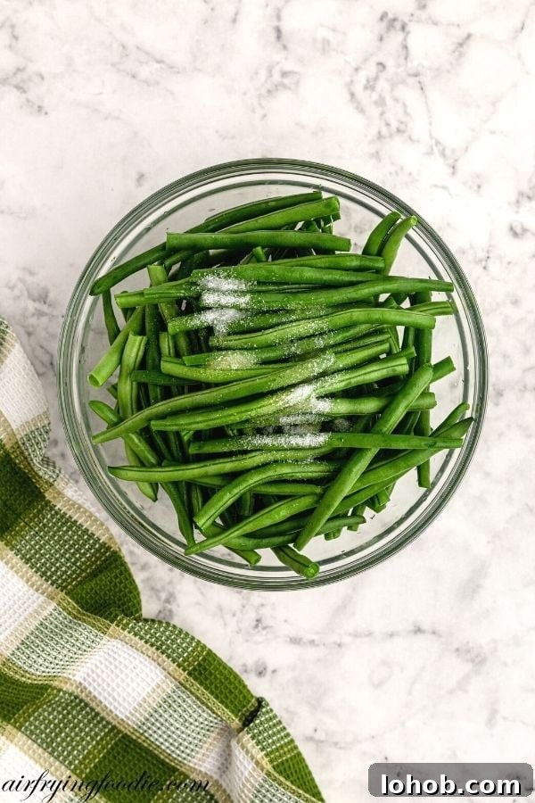 Crispy Air Fryer Green Beans with Garlic and Parmesan 5 img 3659 4