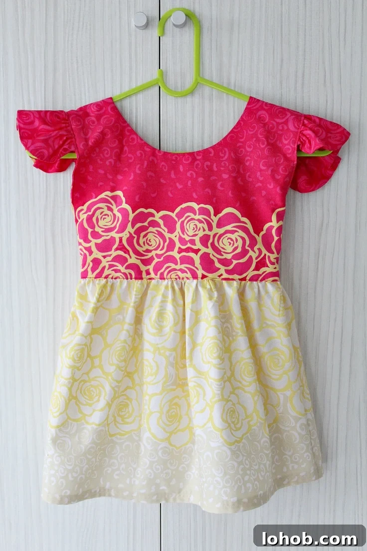 Flutter sleeve dress tutorial