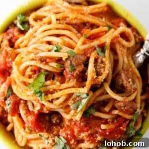 Instant Pot Spaghetti recipe